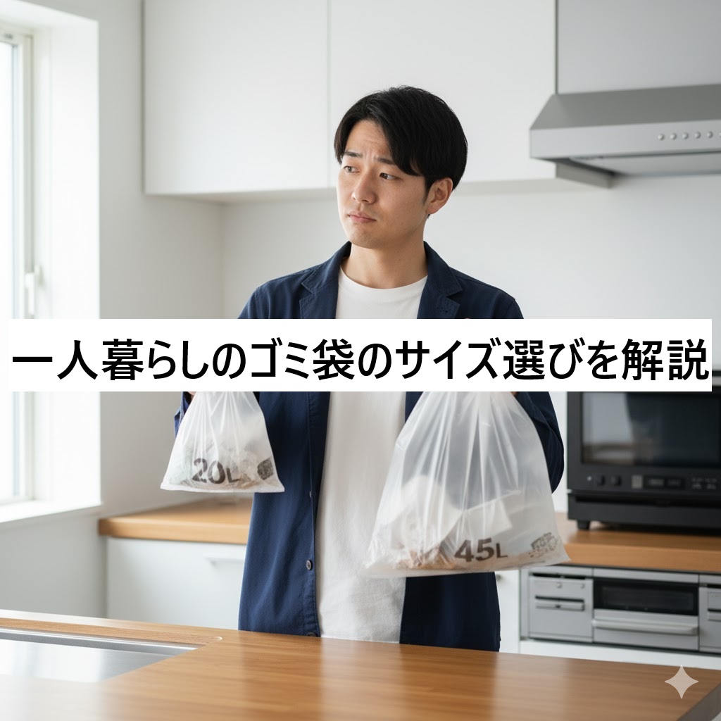一人暮らしのゴミ袋サイズ選び