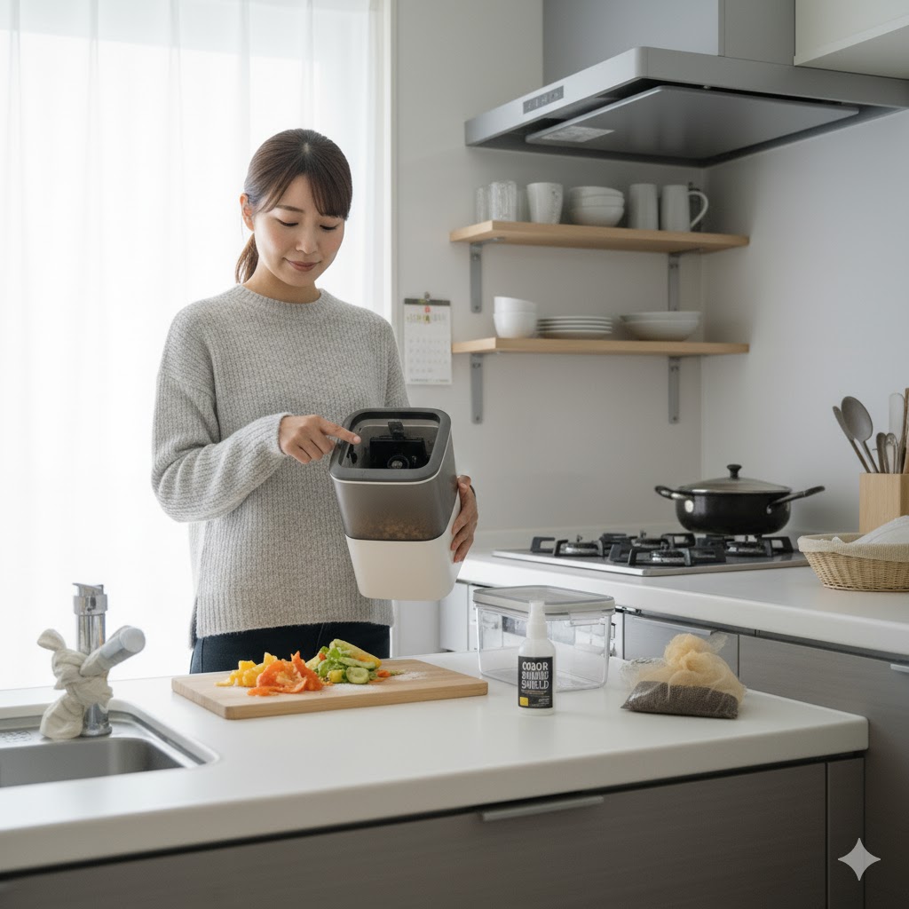 生ゴミの臭いを防ぐ処理方法