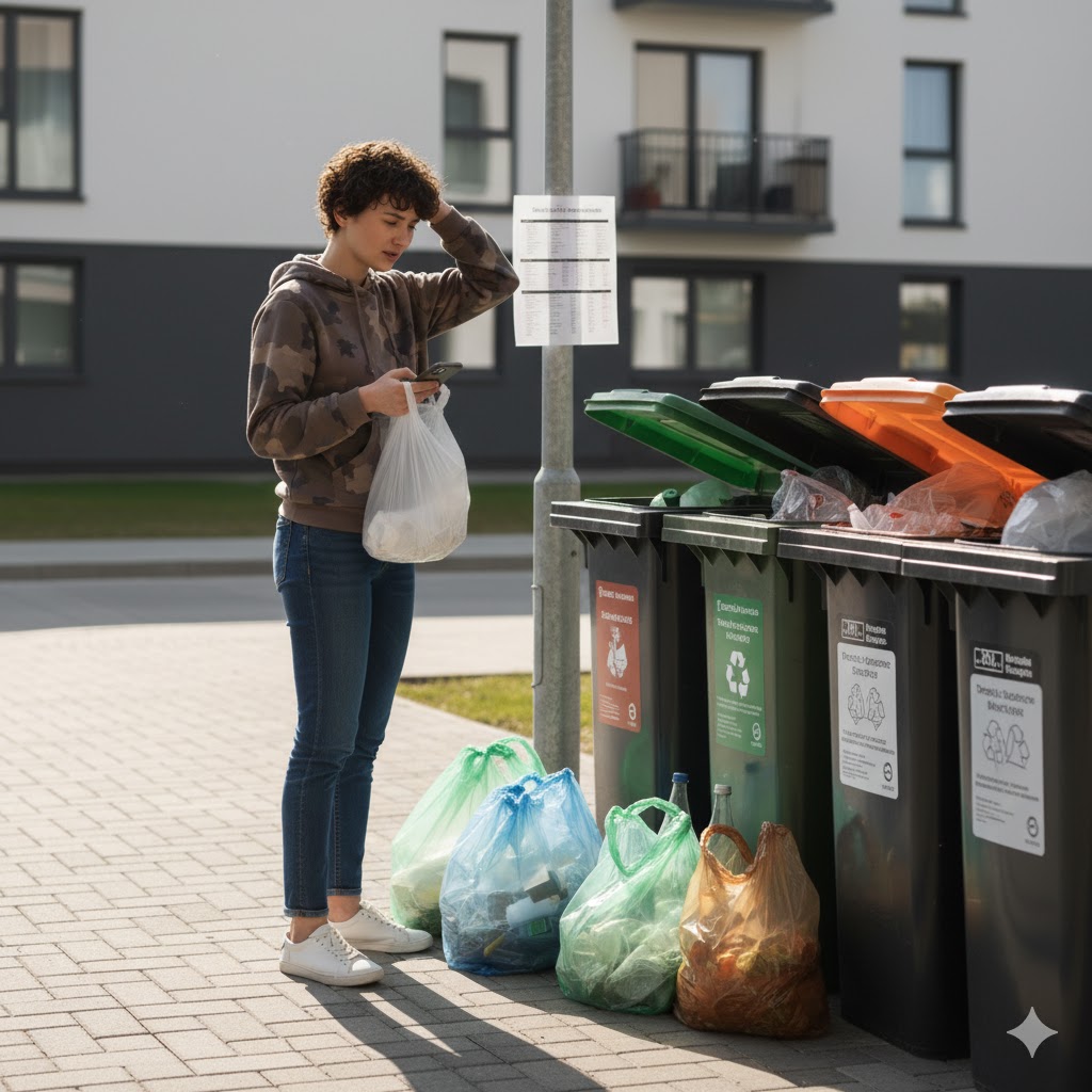 初めてのゴミ出しで戸惑う点