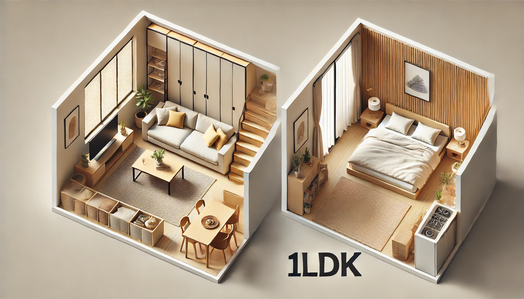 間取り別：1LDKの場合