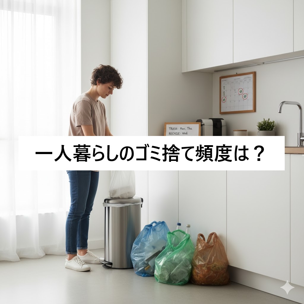 一人暮らしのゴミ捨て頻度