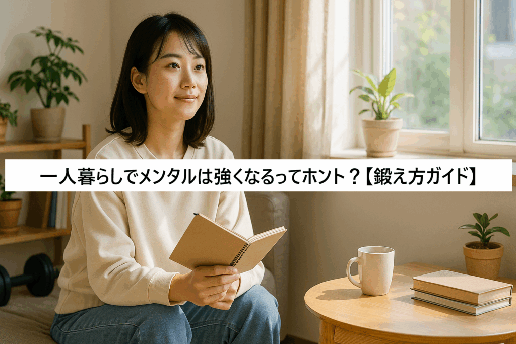 一人暮らしでメンタルは強くなるってホント？【鍛え方ガイド】