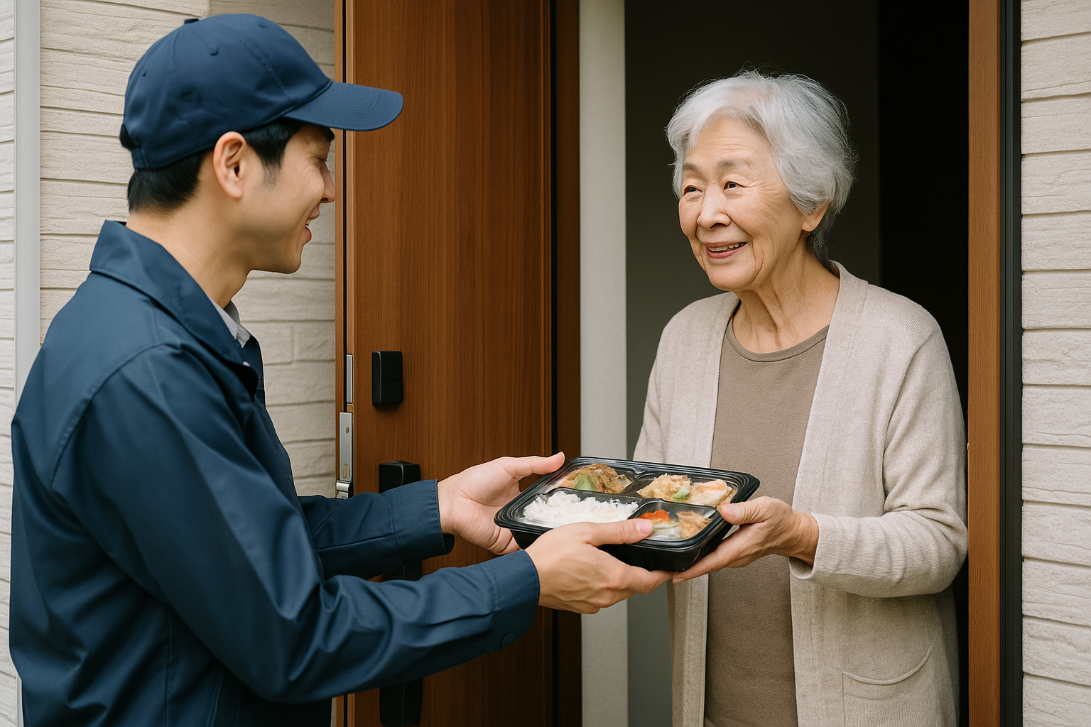自治体や宅配の見守り