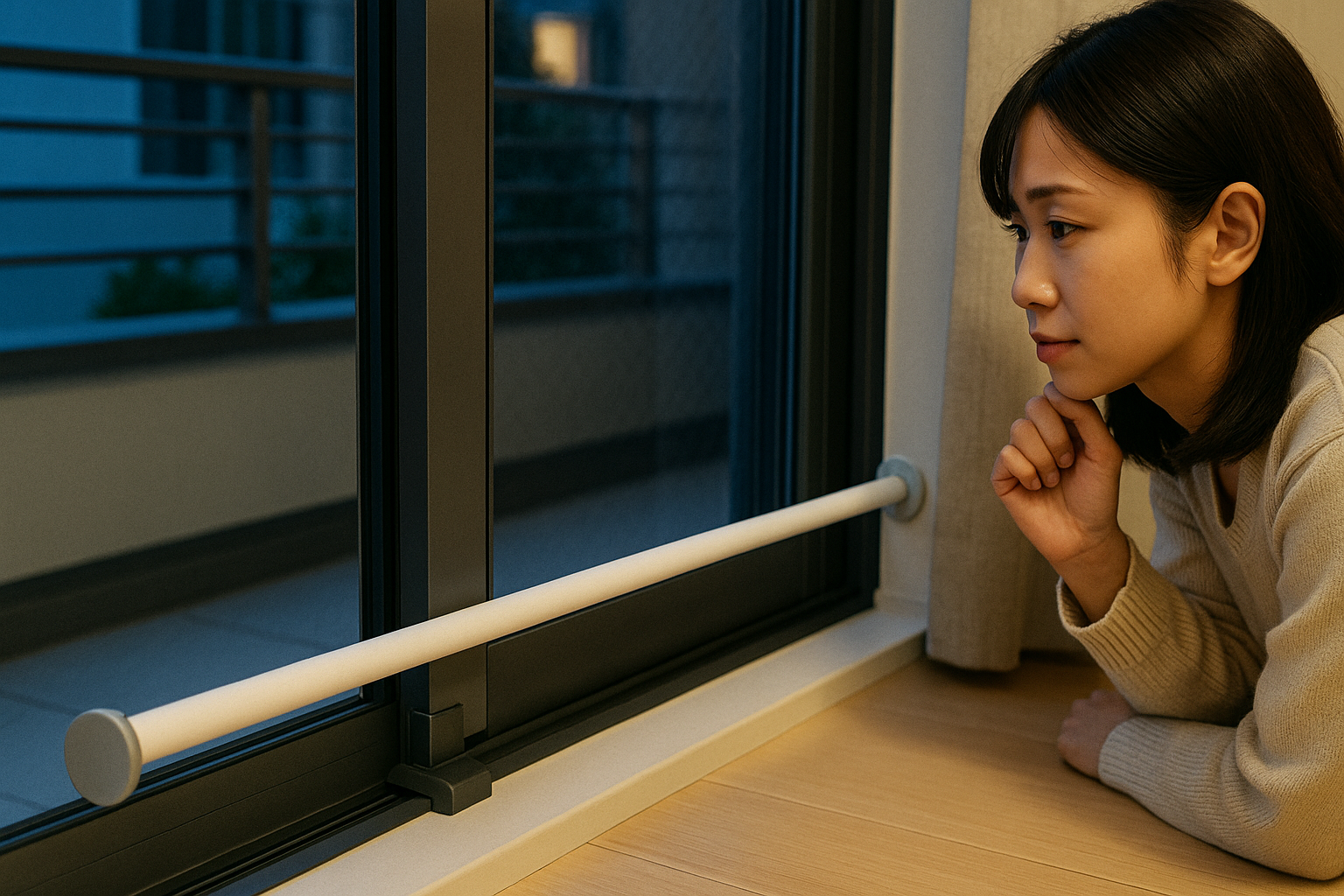 ベランダの防犯グッズと一人暮らしの知恵