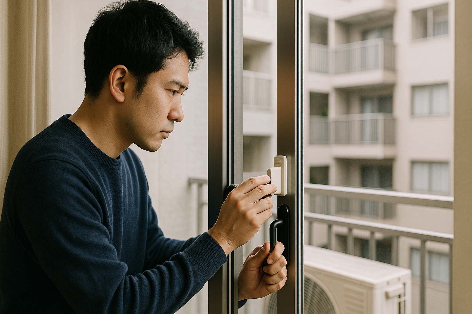 一人暮らしのベランダ防犯グッズで侵入を防ぐ