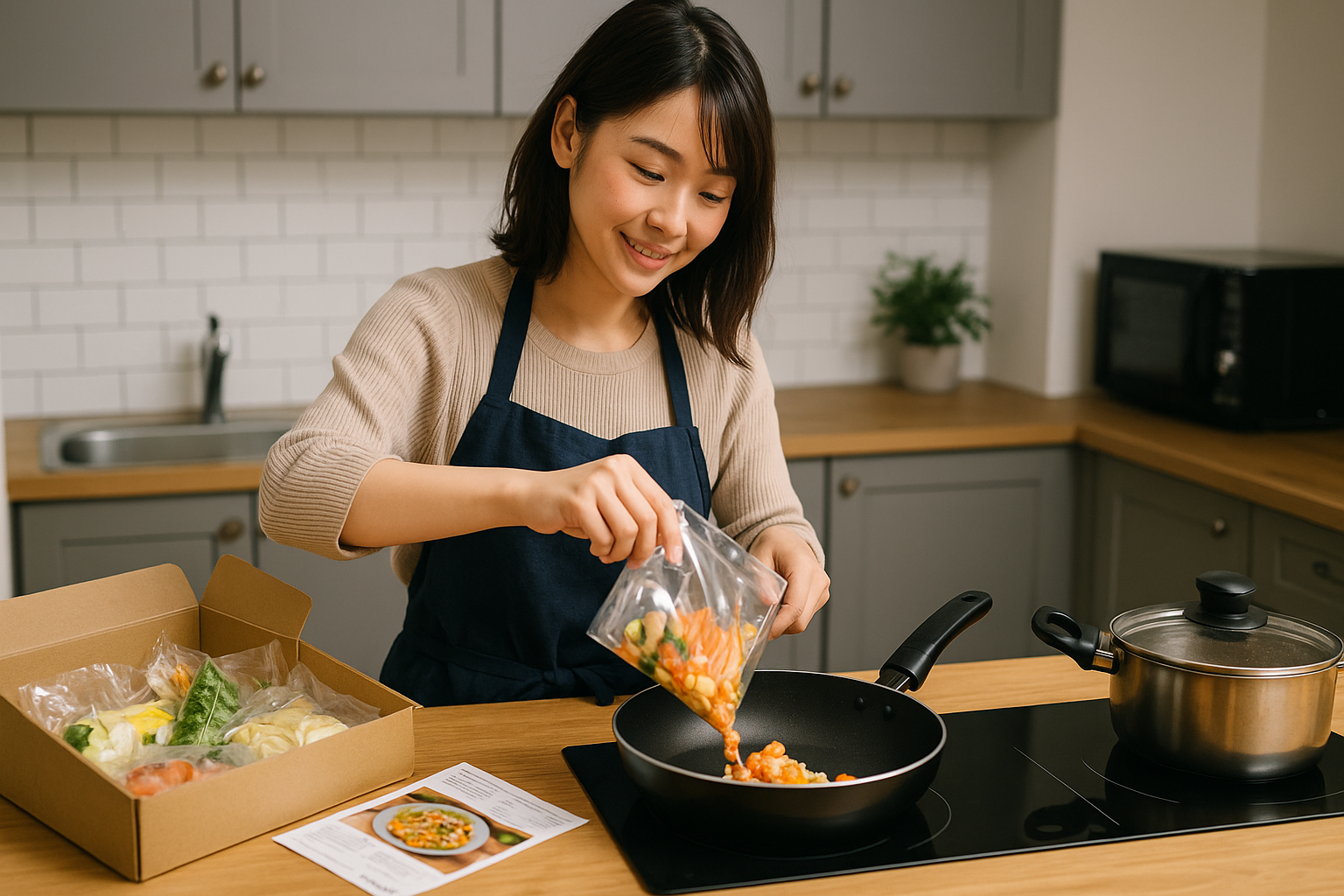 献立不要！ミールキットで時短調理