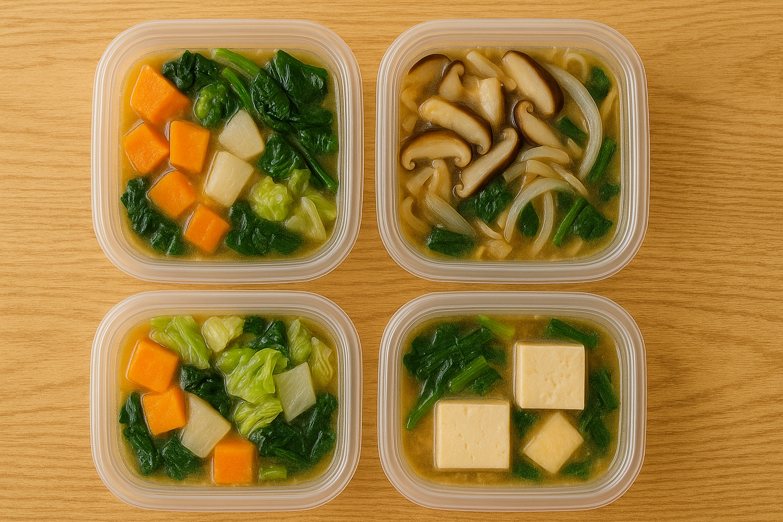 冷凍味噌汁ミックスのメリット