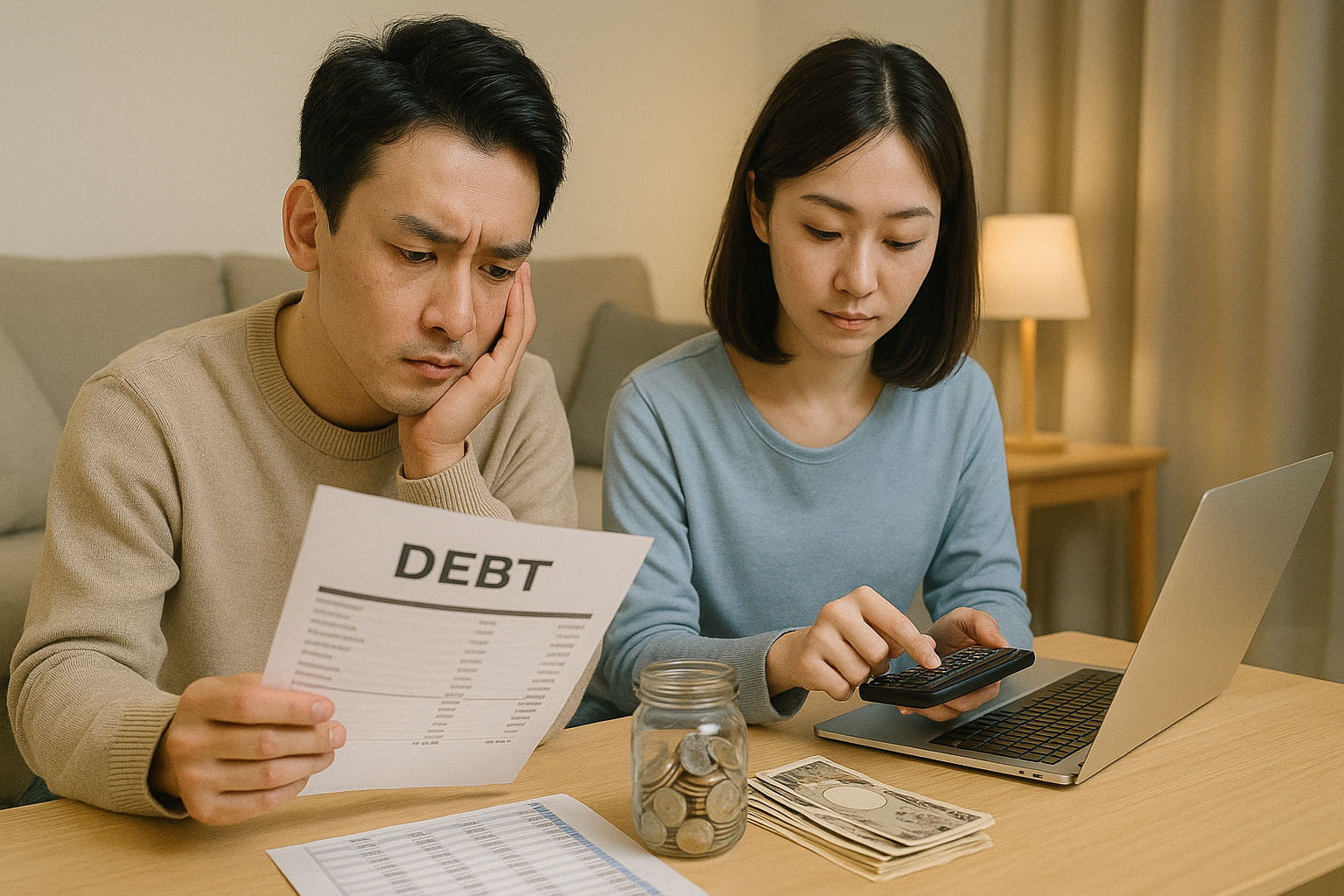 借金返済と生活防衛資金の貯め方