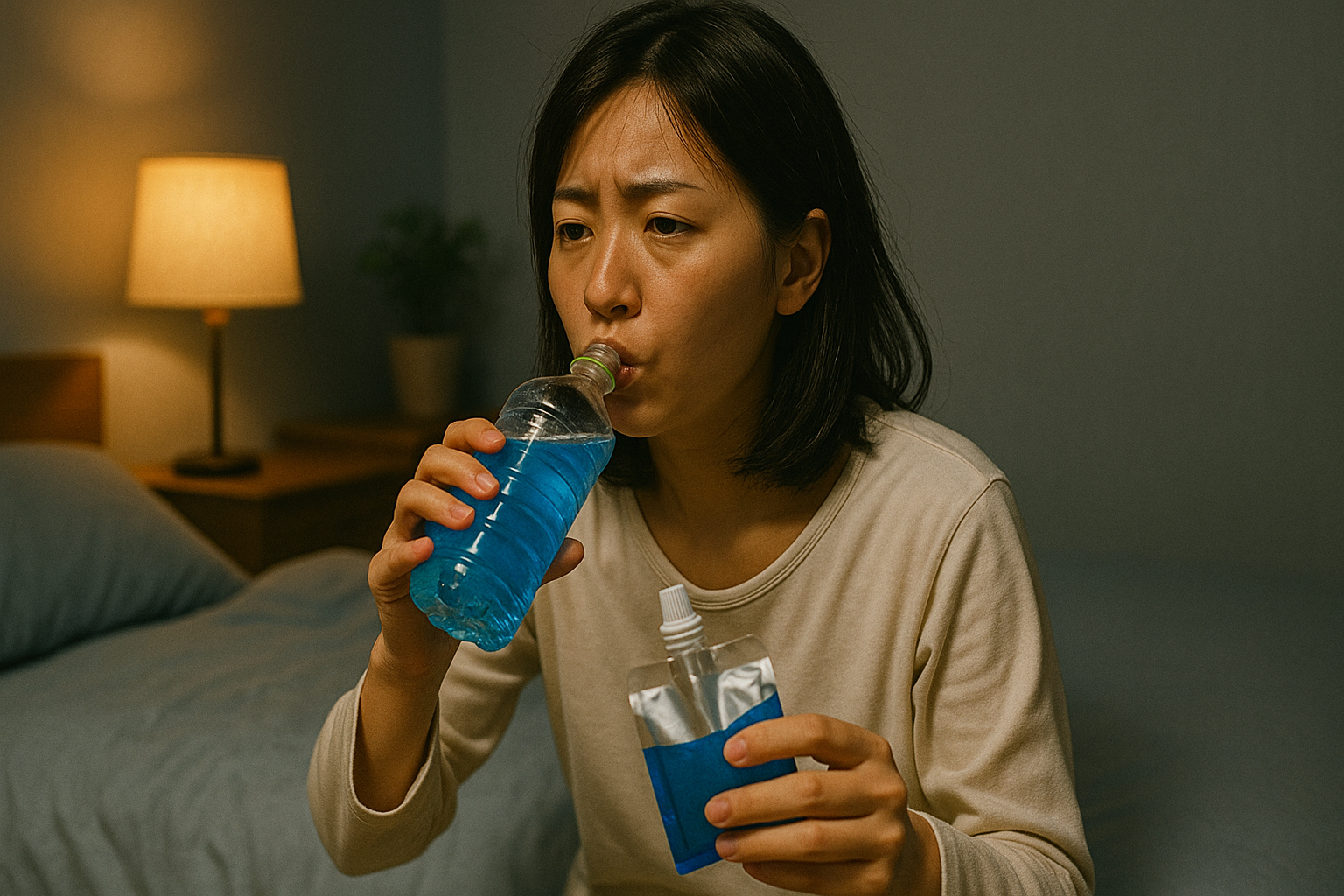 経口補水液やゼリーの摂取法