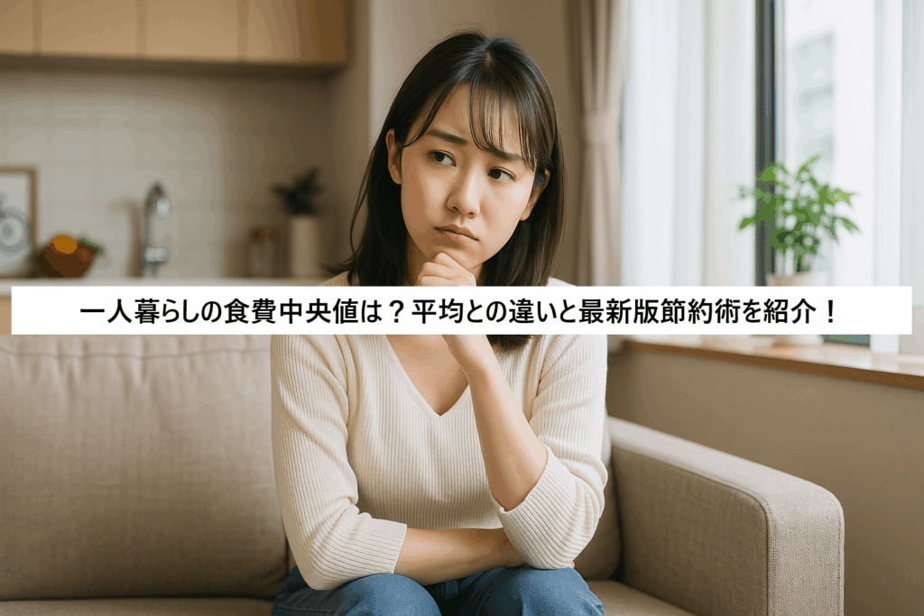 一人暮らしの食費中央値は？平均との違いと最新版節約術を紹介！