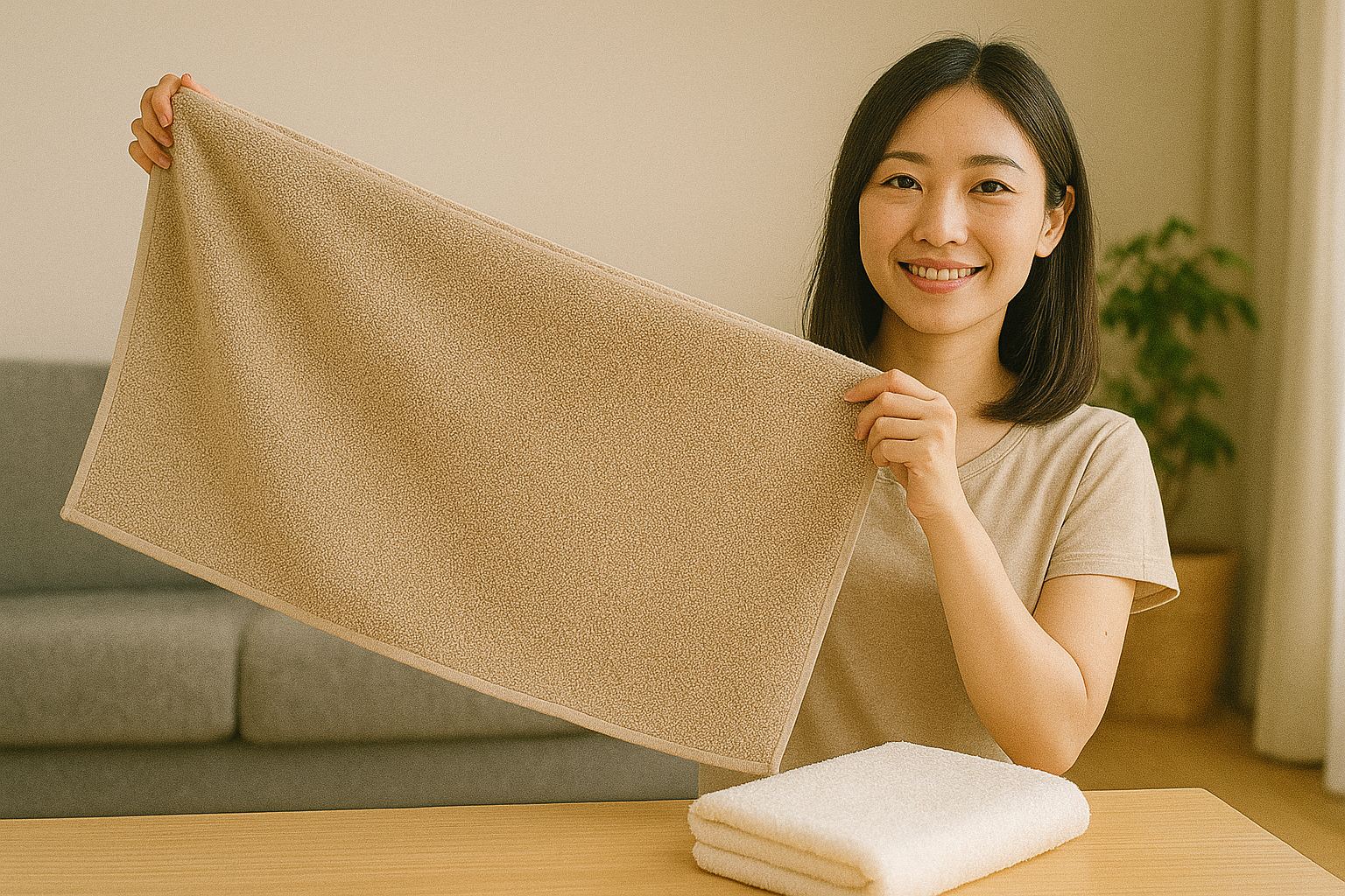 ちょうどいいサイズのビッグフェイスタオル