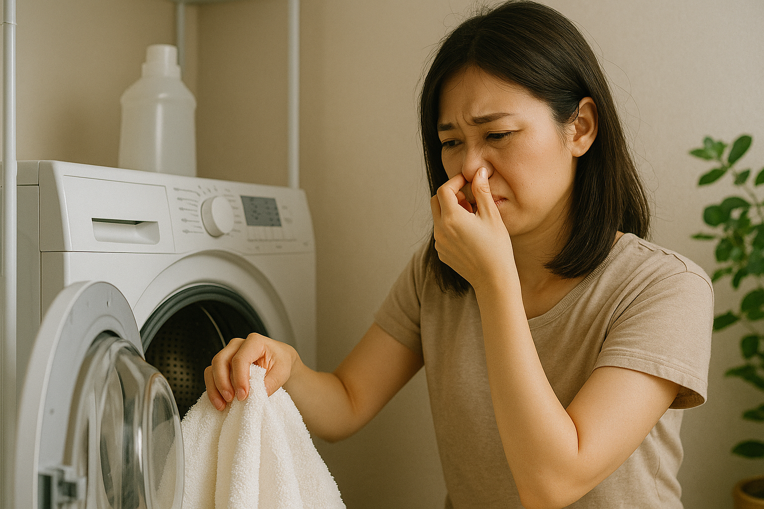 洗濯の手間を減らして生乾き臭を防ぐ方法