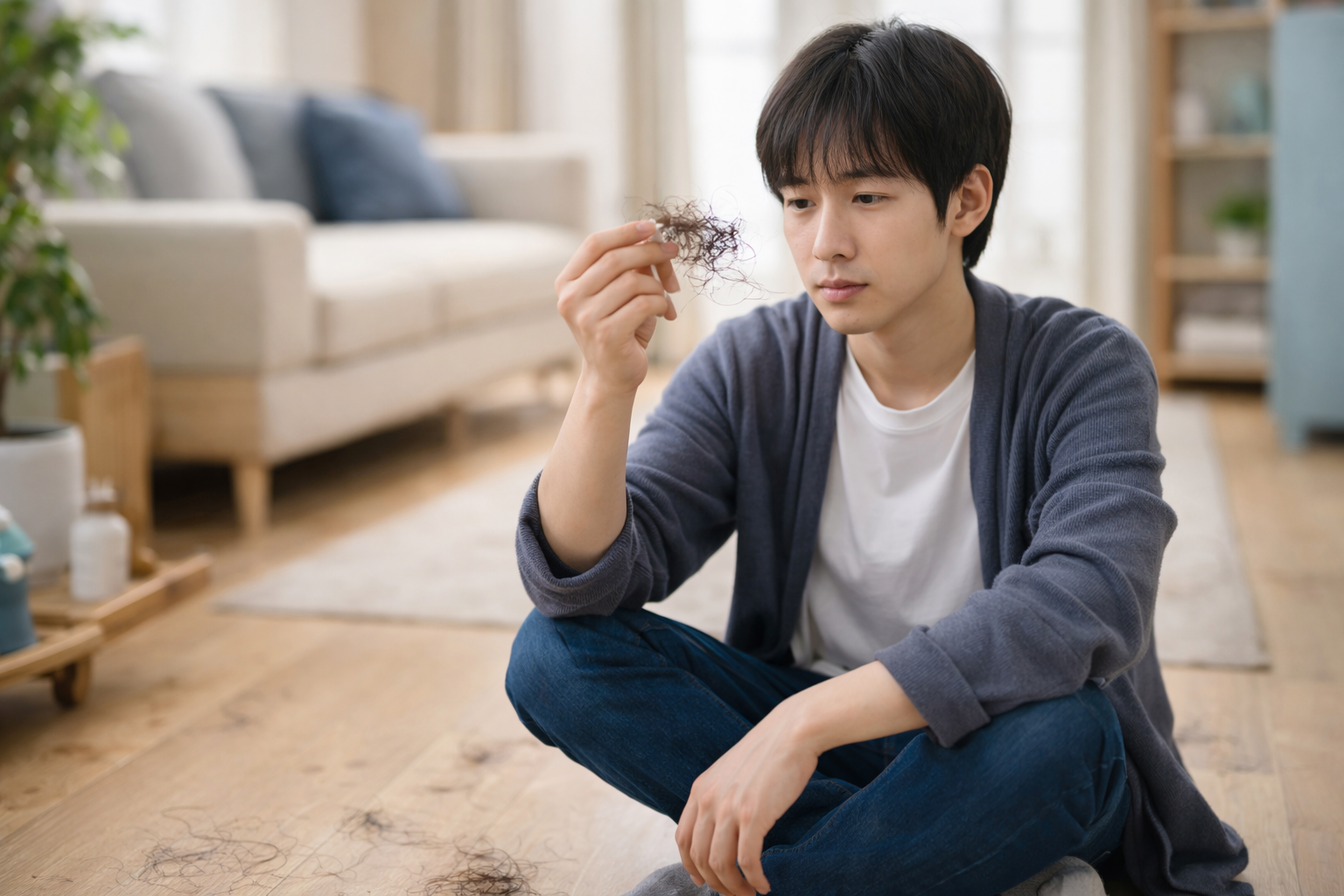一人暮らしの抜け毛掃除と原因の真実