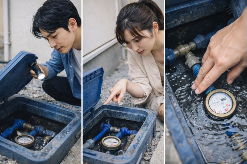 水道代がおかしい時の漏水チェック
