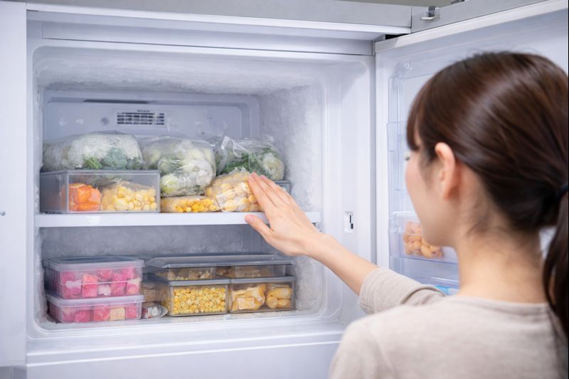 冷蔵庫の霜取り不要機能などのスペックを確認