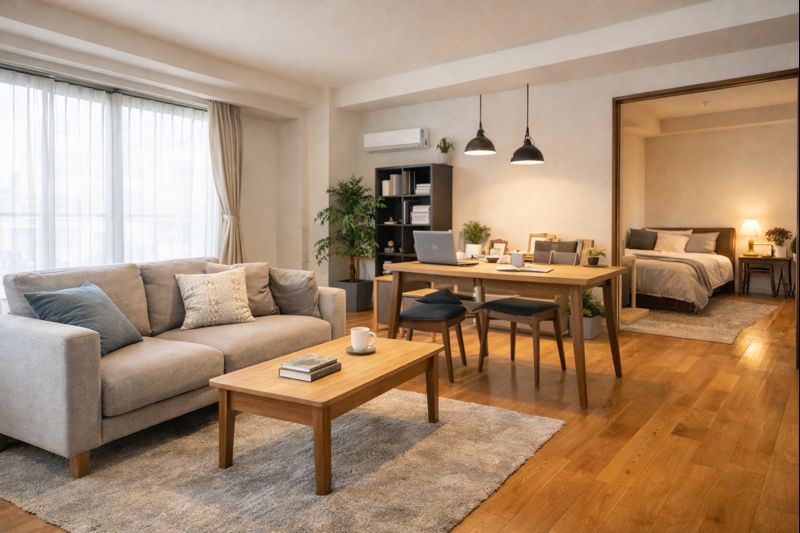 一人暮らしのワンエルディーケー活用術