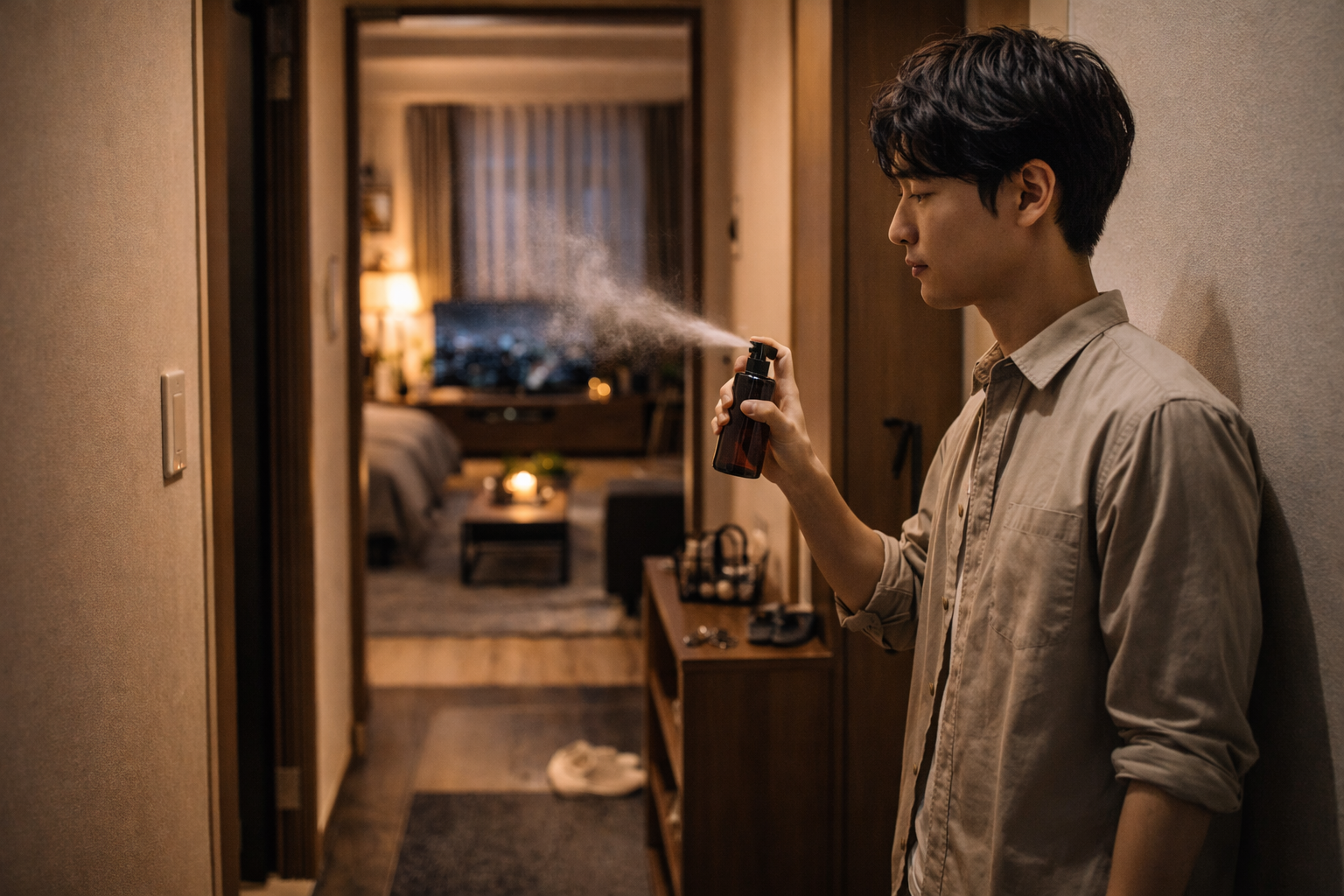 玄関から好印象を与えるルームスプレーの活用