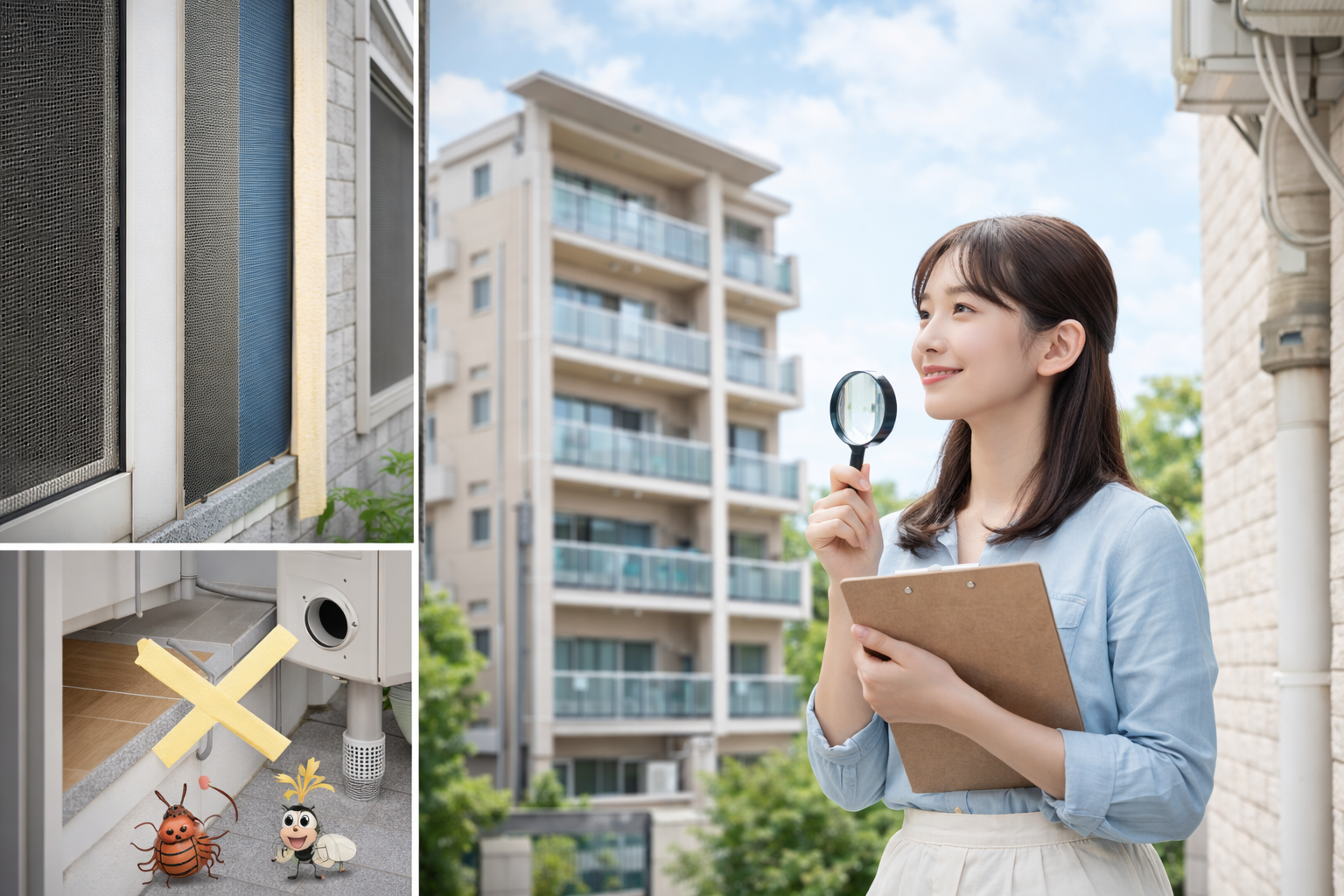 一人暮らしの虫対策で重要な物件選びと侵入防止のコツ