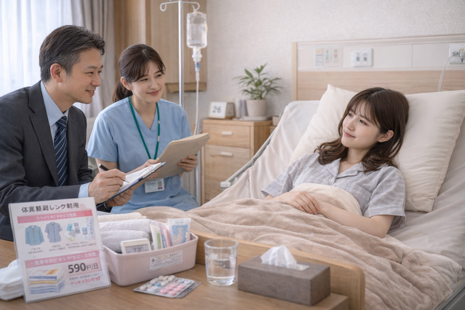 入院時の身元保証や病院のレンタル品活用の利点